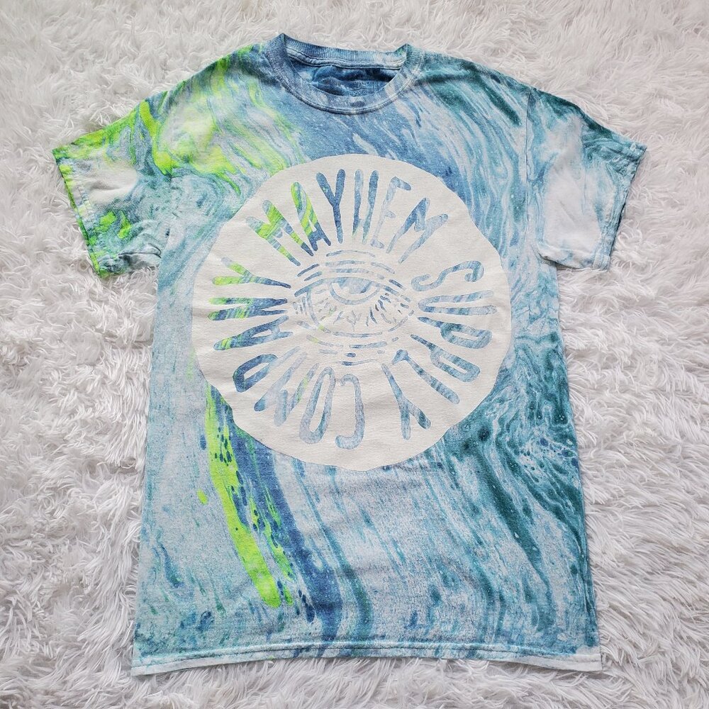 Tie Dye Graphic Print T-Shirt
